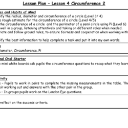 Lesson 1 homework practice circumference answer key