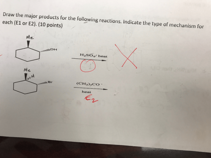 Predict the products of the following sn2 reactions